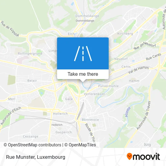 Rue Munster map