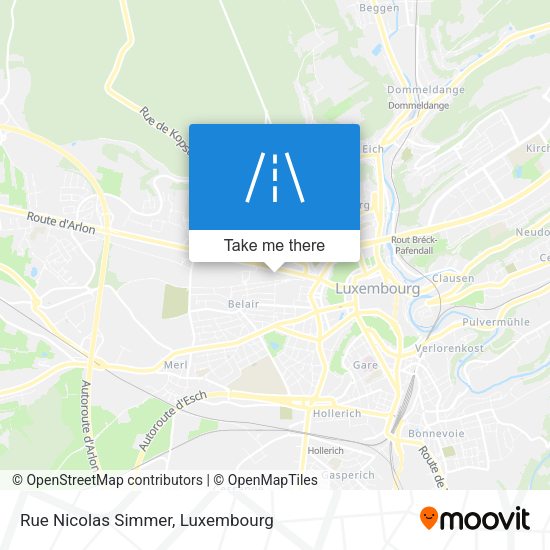 Rue Nicolas Simmer map