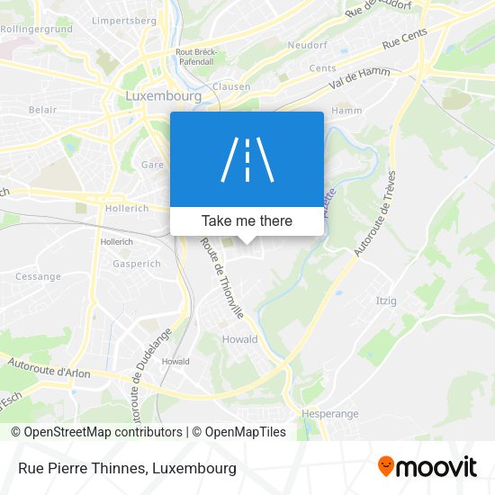 Rue Pierre Thinnes map