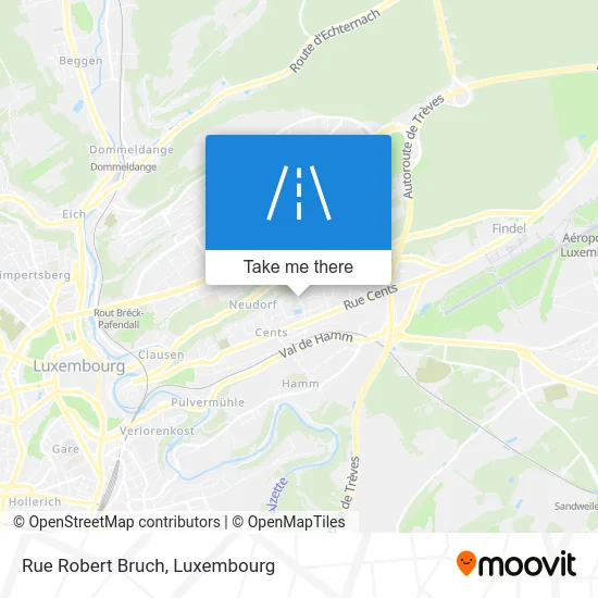 Rue Robert Bruch map