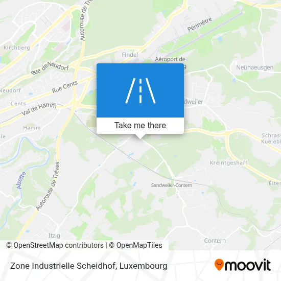 Zone Industrielle Scheidhof map