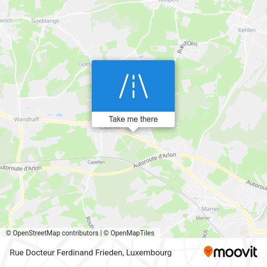 Rue Docteur Ferdinand Frieden map