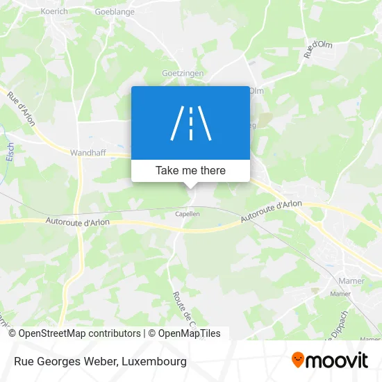 Rue Georges Weber map