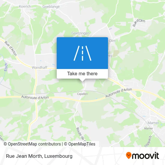 Rue Jean Morth map