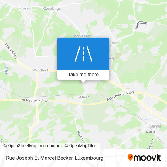 Rue Joseph Et Marcel Becker map