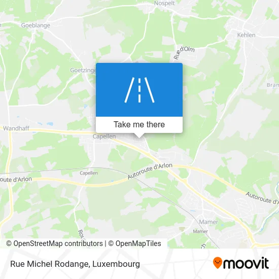 Rue Michel Rodange Karte