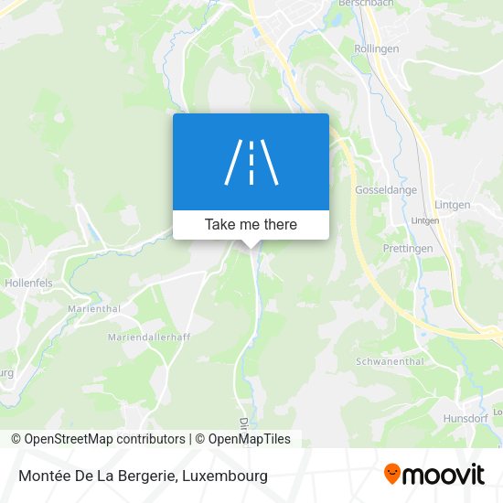 Montée De La Bergerie map
