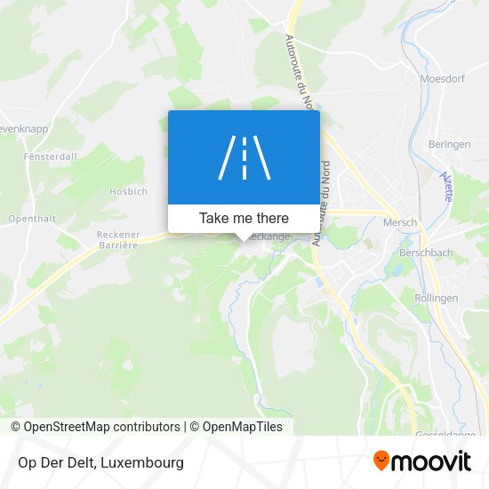Op Der Delt map