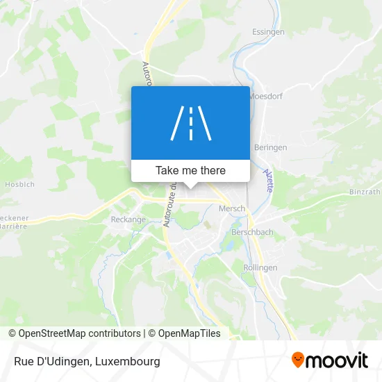 Rue D'Udingen map
