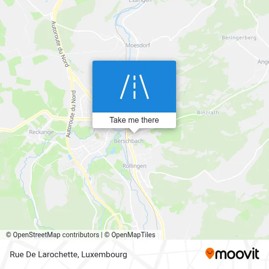 Rue De Larochette map