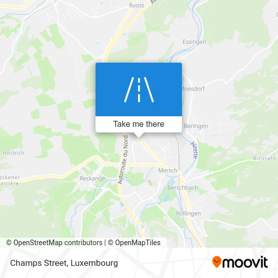 Rue Des Champs Karte