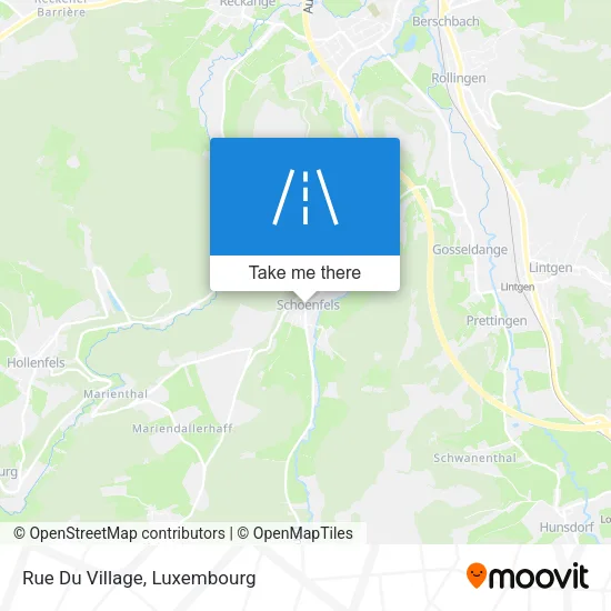 Rue Du Village map