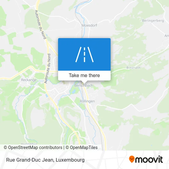 Rue Grand-Duc Jean map