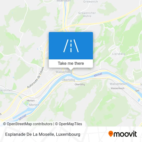 Esplanade De La Moselle map