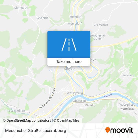 Mesenicher Straße map