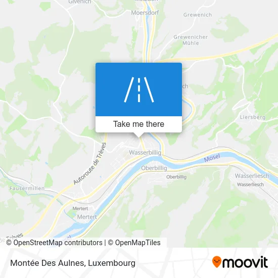 Montée Des Aulnes map