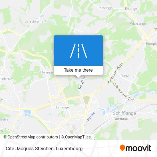 Cité Jacques Steichen map