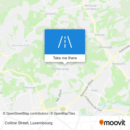 Rue De La Colline map