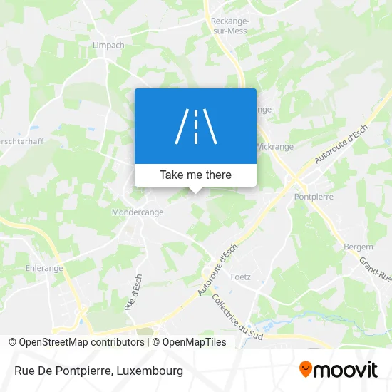 Rue De Pontpierre map