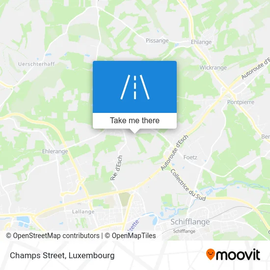 Rue Des Champs Karte