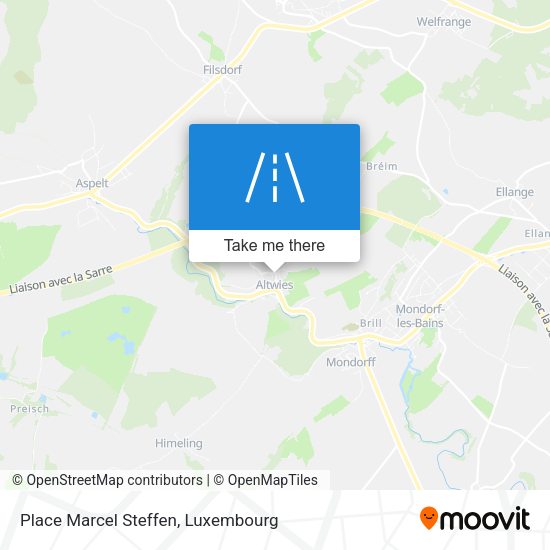 Place Marcel Steffen map