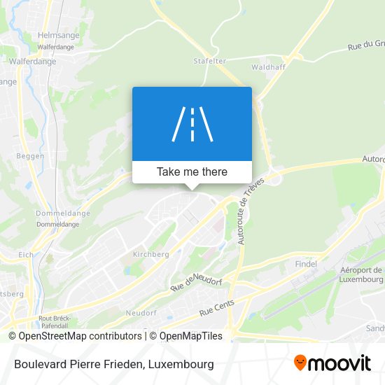 Boulevard Pierre Frieden map