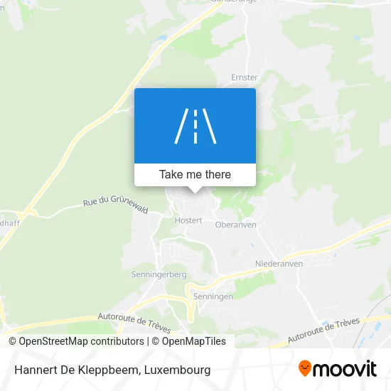 Hannert De Kleppbeem map