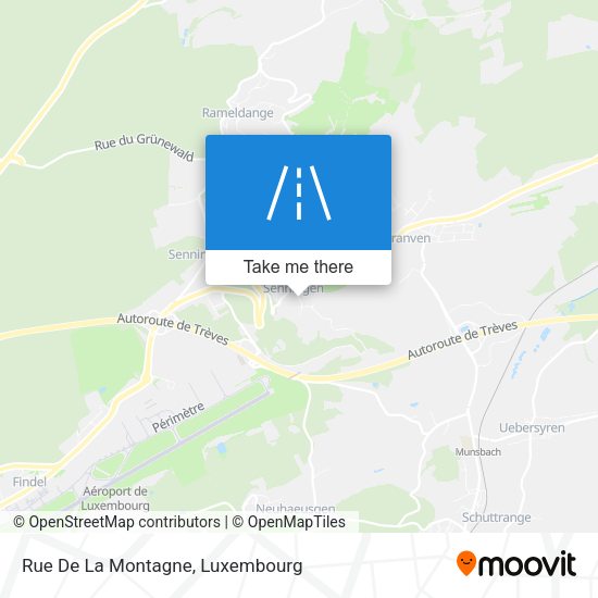 Rue De La Montagne map