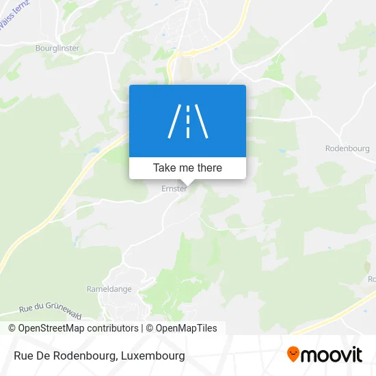 Rue De Rodenbourg map