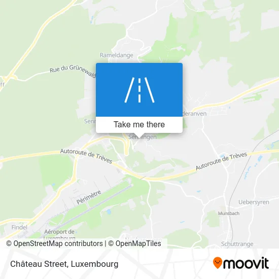 Rue Du Château Karte