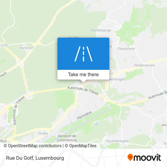 Rue Du Golf map