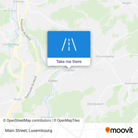 Rue Principale Karte