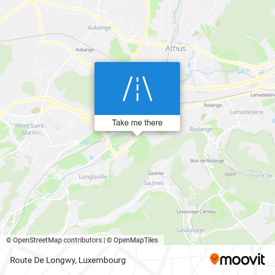 Route De Longwy map