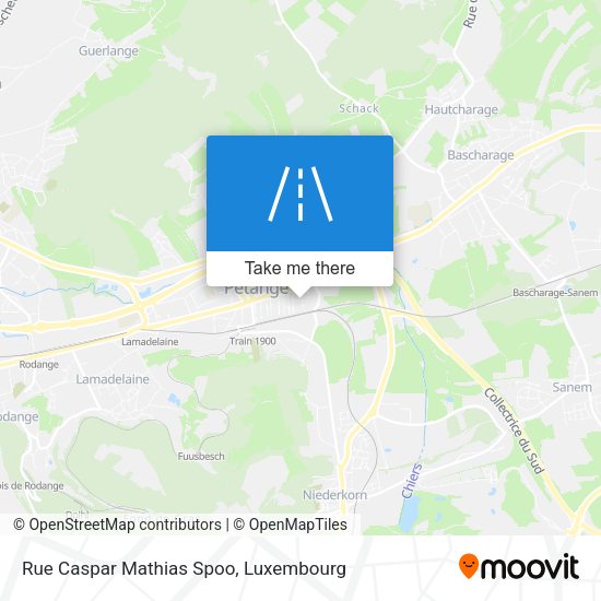 Rue Caspar Mathias Spoo map
