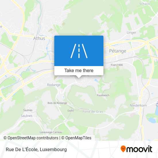 Rue De L'École map