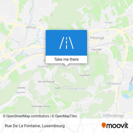 Rue De La Fontaine map