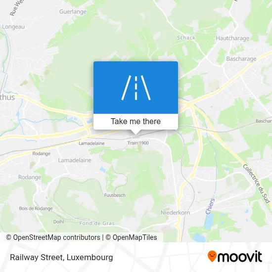 Rue Du Chemin De Fer map