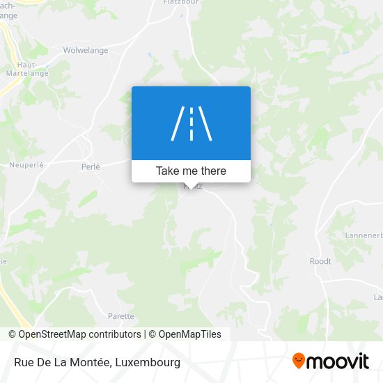 Rue De La Montée map