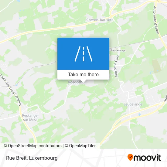 Rue Breit Karte