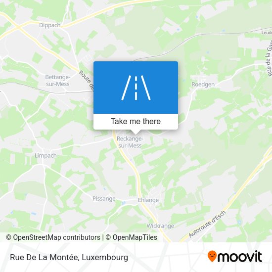 Rue De La Montée map
