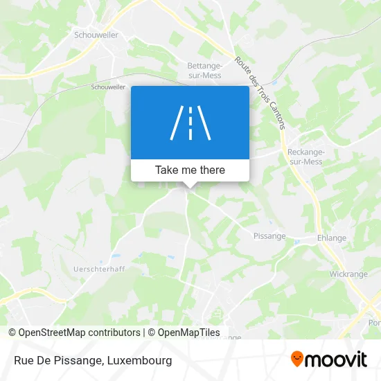 Rue De Pissange map