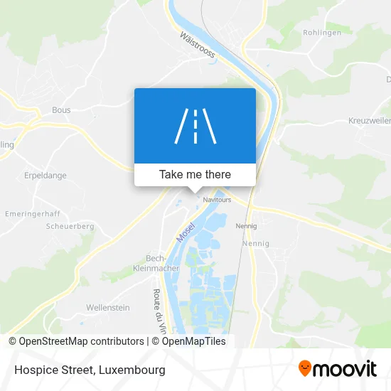 Rue De L'Hospice map