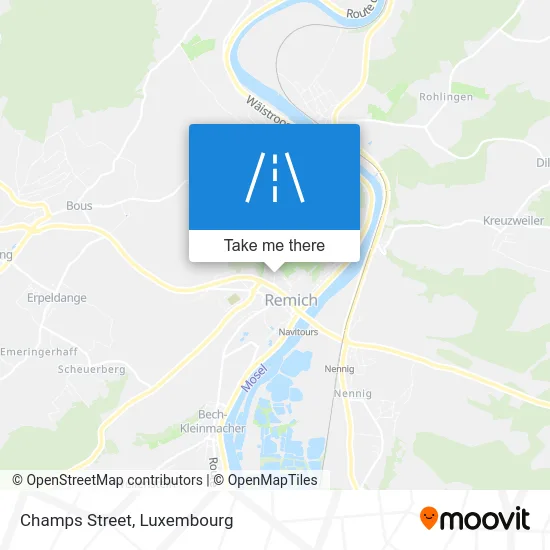 Rue Des Champs Karte