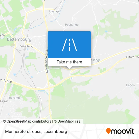 Munnereferstrooss map