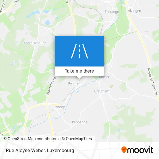 Rue Aloyse Weber map