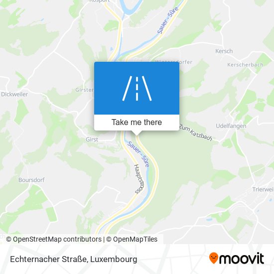 Echternacher Straße map