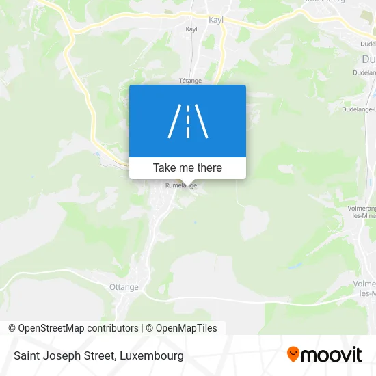 Rue Saint-Joseph Karte