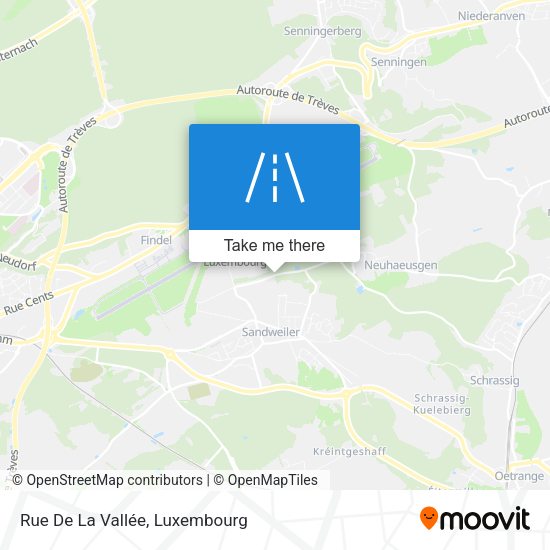 Rue De La Vallée map