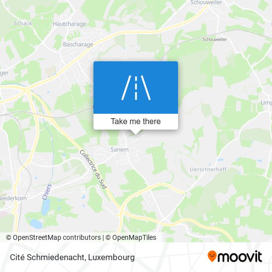 Cité Schmiedenacht map