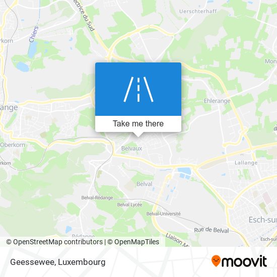 Geessewee map